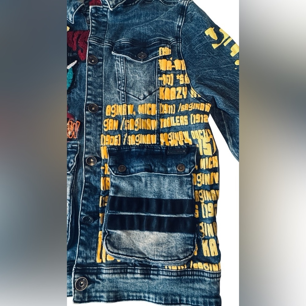 81GHTH DSTRKT Denim Jacket M
a Krazy Kats / Michigan Baseball Collectors 1911 - Picture 5 of 14